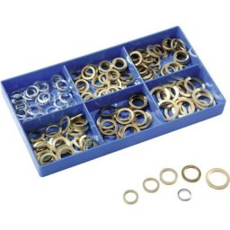 Set de Assortiment de rondelles, 186 pièces