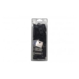 Kit de fixation pour lame supra - Coloris - Noir, Surface couverte en m² - 2 - Noir