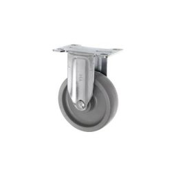 TO-5137941 Roulette fixe pp 100 mm avec plaque de fixation Capacité de charge (max.): 125 kg