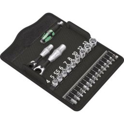 Kk Zyklop Mini 2 Jeu de clés à douille métrique 1/4 (6.3 mm) 27 pièces 05135918001 - Wera