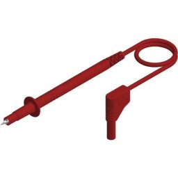 Cordon de mesure de sécurité Sks Hirschmann pl 2600 sil s ws [Banane mâle 4 mm - pointe de test]