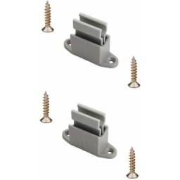2x Clip bloqueur de manivelle volet Roulant réglable gris Support Guide Manette Plastique 14mm