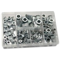 INSERTS FILETES ECROUS A SERTIR - ASSORTIMENT DE 4 à 10 mm