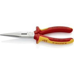 Knipex - Pince à bec demi-rond avec tranchant isolée vde, 200mm 26 16 200