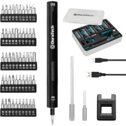 Duratech - Jeu de Tournevis de Electrique led 55 En 1, Kit d'Outils de Réparation avec 50 Embouts