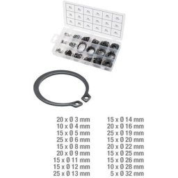 Assortiment de circlips de type externe x300 - 970.0100 - Kstools