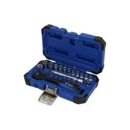 Brilliant Tools - Jeu de clés à douille 1/4, 23 pcs