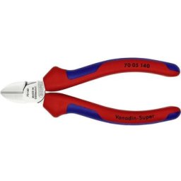 Pince coupante diagonale chromée avec branches multicomposant 140mm Knipex 1 pcs