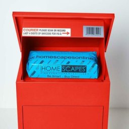 Smart Parcel Box - Boîte à colis moyenne Rouge à accès frontal - Rouge