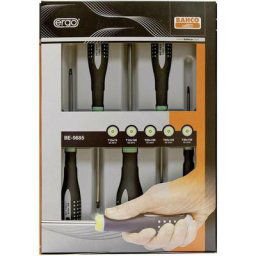 Bahco - Ergo pour l'atelier Jeu de tournevis 5 pièces 6 pans intérieurs (tx) X084571