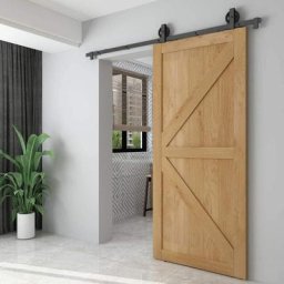 Kit de porte coulissante système galandage pour porte d'une épaisseur de 35-45 mm et largeur max.