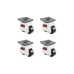 4pcs roulettes pivotantes, roulettes de nivellement rétractables pour machine industrielle Gd-60F