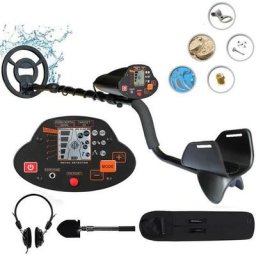 Détecteur de Métaux Professionnel Lexlife Profondeur 8'' Disque Etanche, Ecran lcd, Fonction