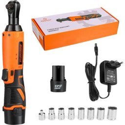 Clé à cliquet sans fil portable gochifix 12V 3/8 67.5N.M 2000mAh prise eu