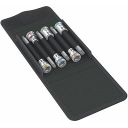 Wera - 8767 b torx® hf 1 Cyklop Bitnuss Set Torx®. Avec 3/8 drive. avec une fonction d'arrêt. En 6