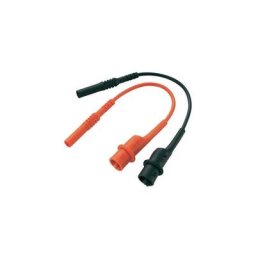 Set de cordons de mesure de sécurité Voltcraft MS-10-BK [Banane mâle 4 mm - pinces crocodile] 10.00