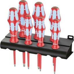 Wera - Tournevis Set 3167 i / 7 TorX® Acier inoxydable + Rack