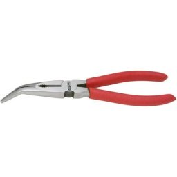 Pince à bec demi-rond coudé 45° standard, l. 165 mm