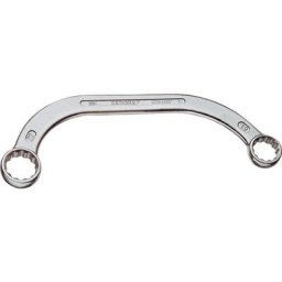 Gedore - Clé polygonale demi-lune 304 15 x 17 mm longueur 185 mm CV-acier chromé