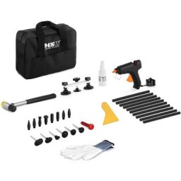 MSW - Kit Débosselage pdr Sans Peinture Outils De Réparation Carrosserie 25 Pièces - Blanc,