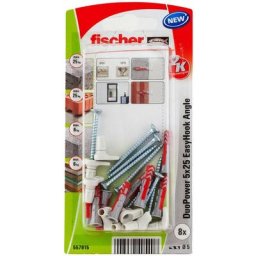 DuoPower 6x30 EasyHook Angle k (6) Assortiment de chevilles 557916 1 set - Fischer