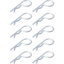 Cyclingcolors - 10x goupille beta simple diamètre 5mm x longueur 85,5mm acier zingué utilisation