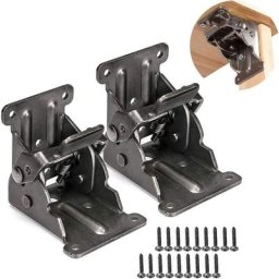 2pcs Charnières Autobloquantes, Support Pliable Raccords de Jambe, Accolade de Coin pour les Pieds