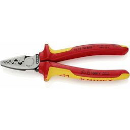 97 78 180 97 78 180 Pince à sertir pour embouts de câble 0.25 à 16 mm² - Knipex
