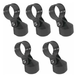 Capuchon de jambe de force poteaux de clôture Set de 5 ø 34 mm Anthracite