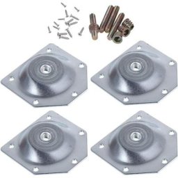 4pcs plaques de montage coudées pour pieds de meubles plaques de fixation de pieds de table de
