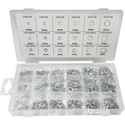 Assortiment 720 rondelles métalliques