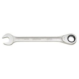 Gedore - Clé mixte à cliquet 7 r ouv. de clé 14 mm l. 190 mm droit