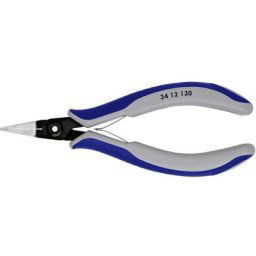 Pince de préhension de précision Knipex Becs plats lisses - 130mm - Gainée bi-matière - ( Prix pour