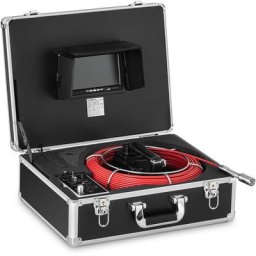 Caméra Endoscope D'Inspection Étanche Vidéo usb sd Écran lcd 7 IP68 12 led 40m - Argent
