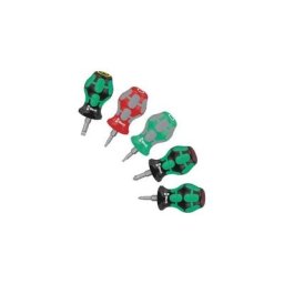 Wera - Stubby Set 3 Jeu de tournevis 5 pièces
