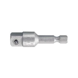 Wera - Raccord tige à 6 pans 3/8'' /prise de force à 4 pans 1/4'', Long. totale 50 mm
