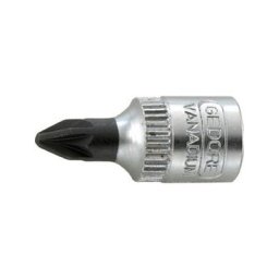 Embout de vissage 1/4'' pour vis cruciforme pz, Dimensions : pz 4, Long. 28 mm