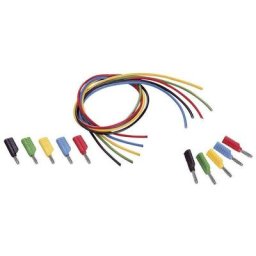 Voltcraft - Set de cordons de mesure MS-4041 [Banane mâle 4 mm - Banane mâle 4 mm] 1.00 m noir,