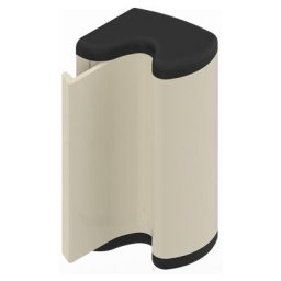 La Croisee Ds - Fermeture semi automatique 130mm alu sorgho brun RAL1247 DS6127-097