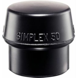 Halder - Simplex Insert Ensemble en caoutchouc noir 40 mm Major