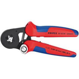 Pince à sertir les cosses, Section du conducteur : 0,08-16 mm², Type -, Utilisation Cosses avec et