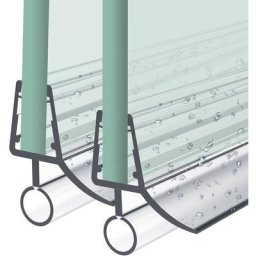 Joint de douche 100cm joint de remplacement porte de douche pour verre épaisseur 7-8mm déflecteur