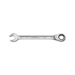 Clé mixte à cliquet 7 r ouv. de clé 34 mm l. 449 mm droit - Gedore