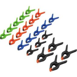 Basetech - Jeu de 22 mini serre-joints 1529585 Longueur: 90 mm