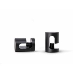Paco Home - Gaine Câble Suspension Plafond Gestion Câbles Lampe Porte-Câble Crochet Plafond Noir
