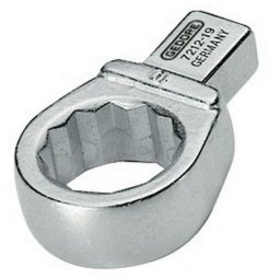 Outil à emmancher à anneau 7212-19 ouverture de clé 19 mm 9 x 12 mm acier cv ged 7692820