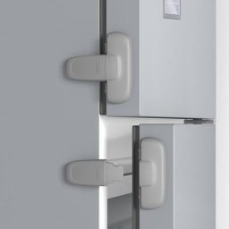 Lot de 2 serrures de réfrigérateur pour enfants, maison réfrigérateur serrure de porte bébé