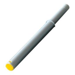Loqueteau pousse lâche à encastrer - Décor : Gris / jaune - Force : 22 - 34 N - Type : II