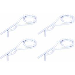 Cyclingcolors - 4x goupille beta double spire 3mm acier zingué remorque tracteur portail porte