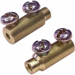 Cyclingcolors - 2x serre câble double vis longueur 25mm perçage 3,5mm laiton vélo moto tondeuse